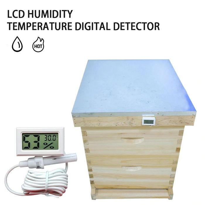 Termometru digital cu indicator de umiditate
