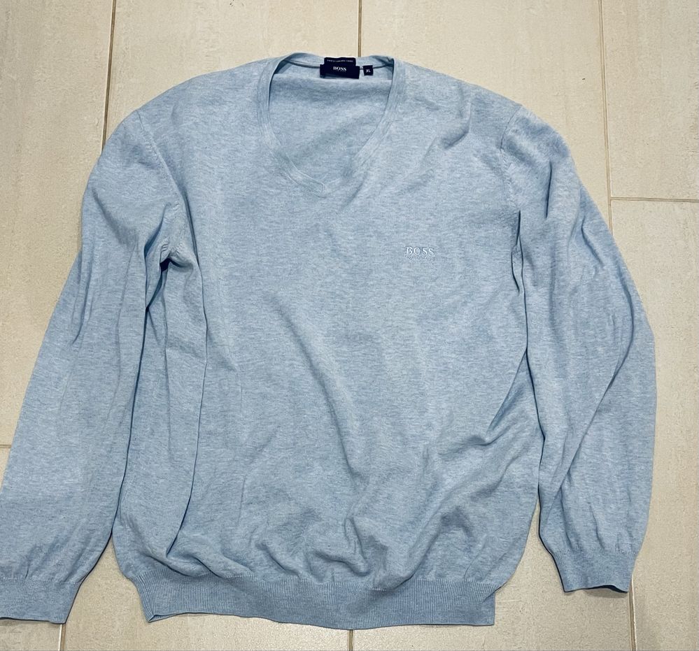 Pulover bluza Hugo Boss lana XL