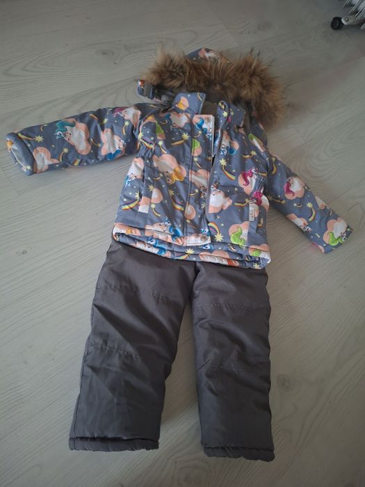 Детский зимний комбинезон на девочку