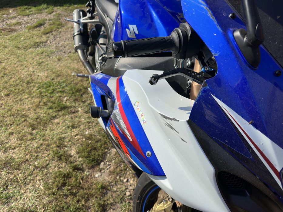 Suzuki GSXR 1000 2007 cazut pe partea dreapta