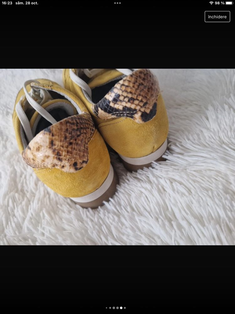 Pantofi sport pile naturala tamaris