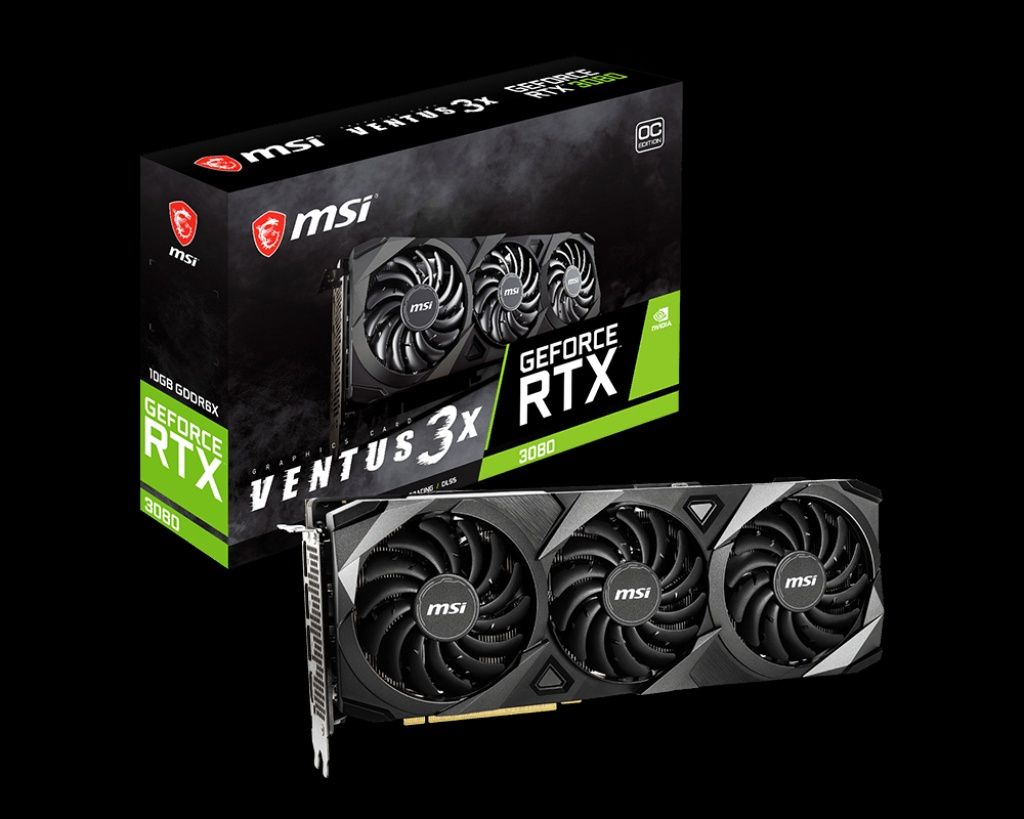 Видеокарта GeForce RTX™ 3080 VENTUS 3X 10G OC