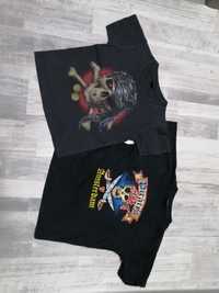 Set tricouri pirați rock schelet 116-122-128 cm