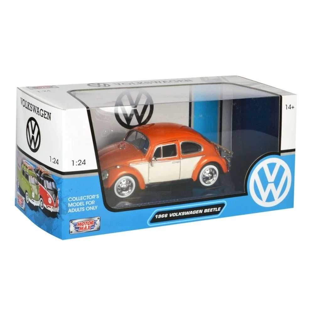 Метална количка кола Volkswagen 1:24 Beetle 1966 Фолксваген Бийтъл