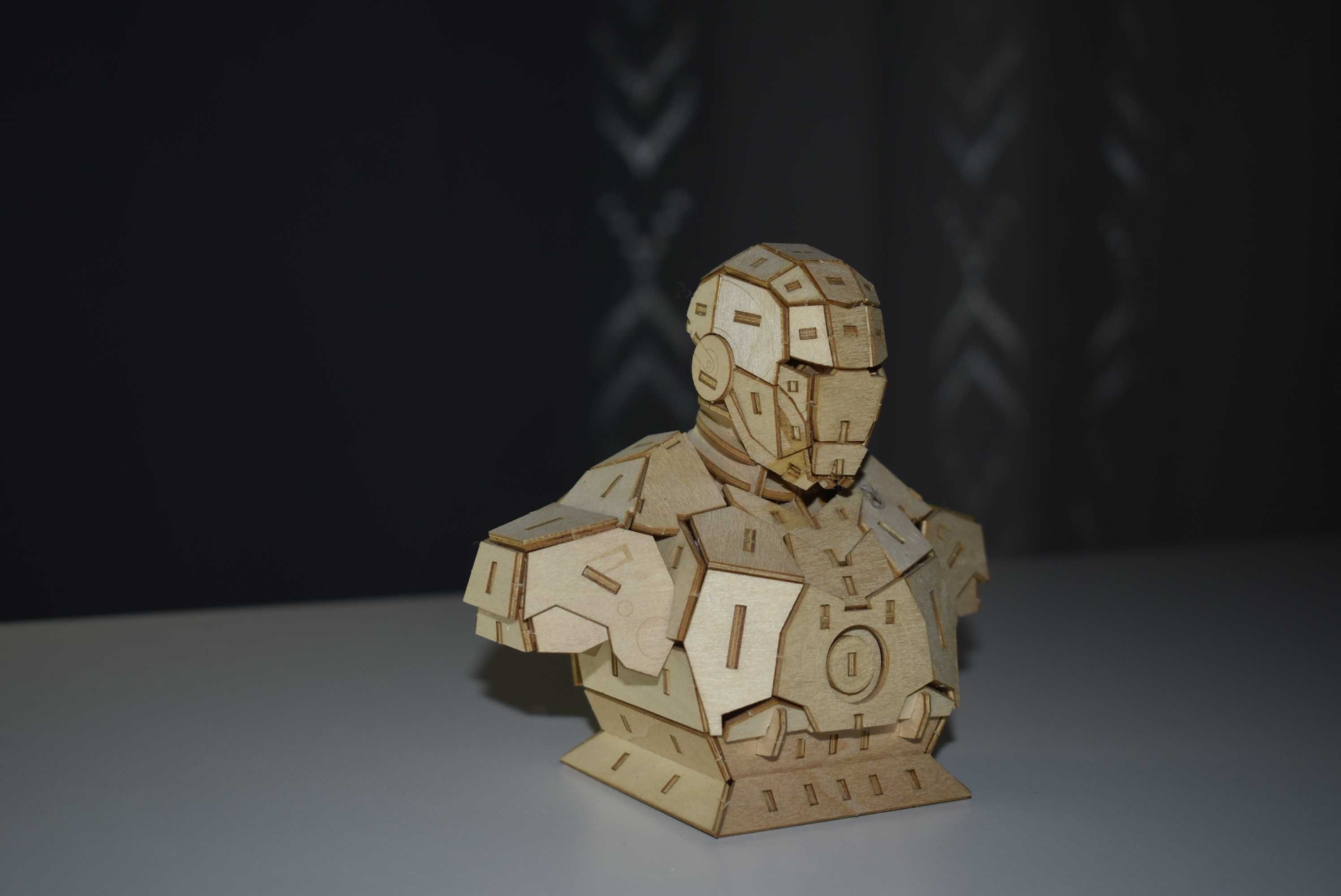 IncrediBuilds: Civil War: Iron Man Signature Series 3D Wood Model