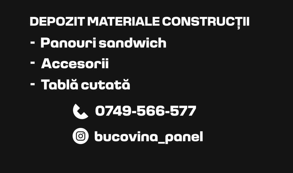 Accesorii, sisteme prindere, sisteme pluviale, panouri sandwich