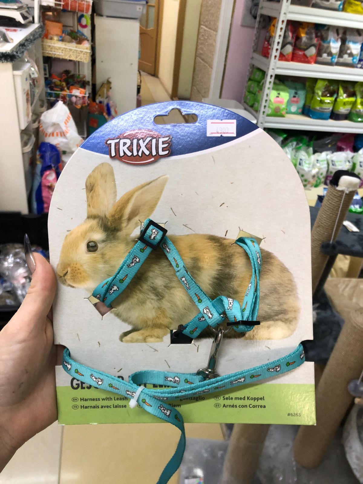 Шлейка для кролика