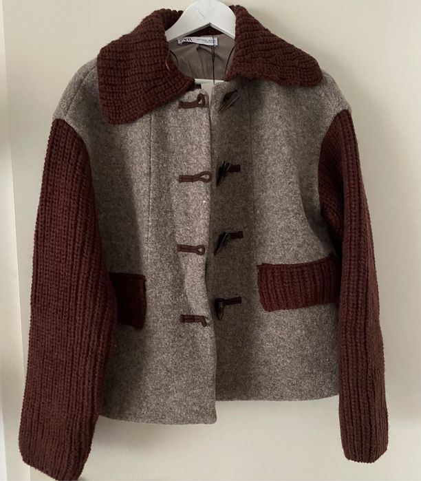 Jacheta palton Zara din lana, noua!