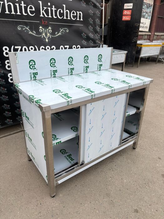 Стол тумба из нержавеющей стали оборудования для кухни