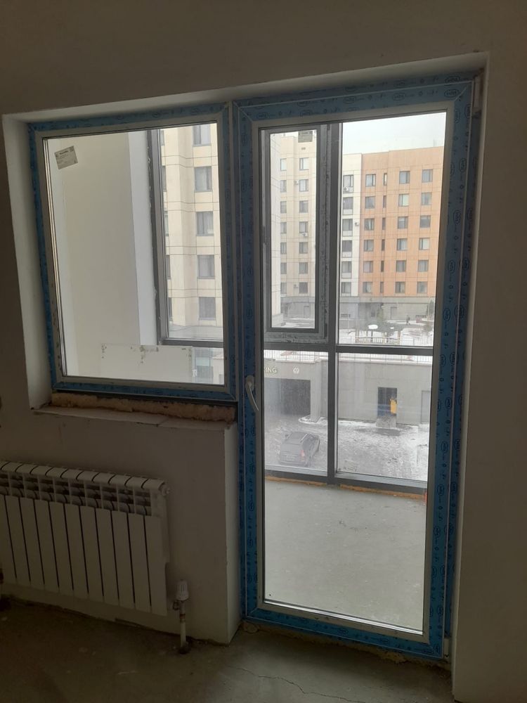 Дверь и окно от балкона