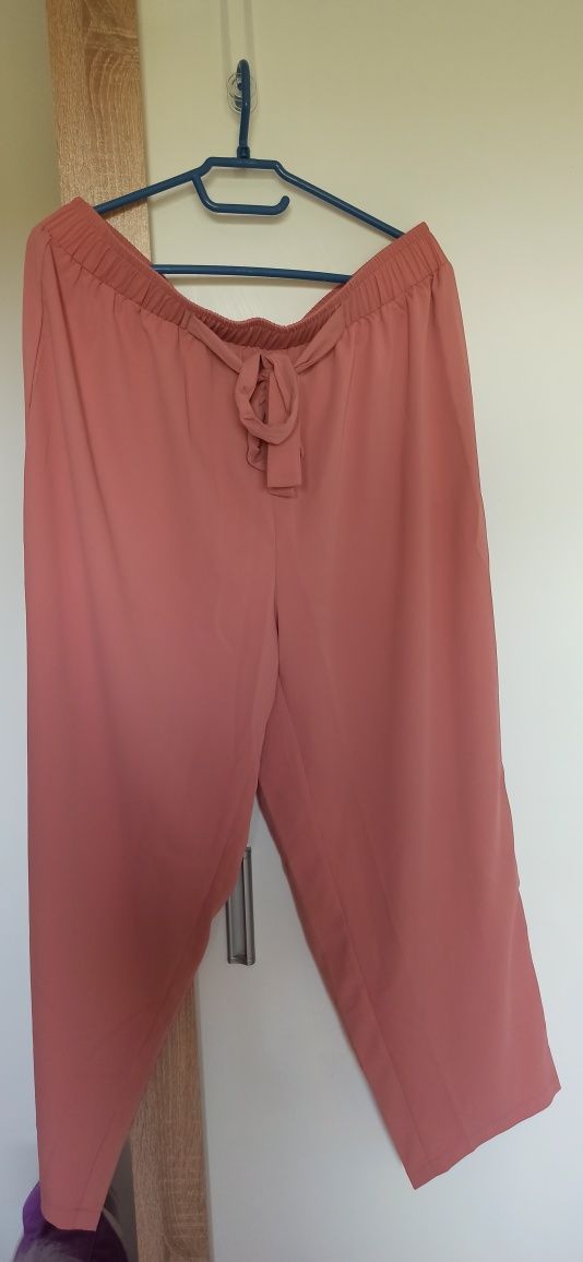 pantaloni de vara, roz prăfuit mărime mare!!!