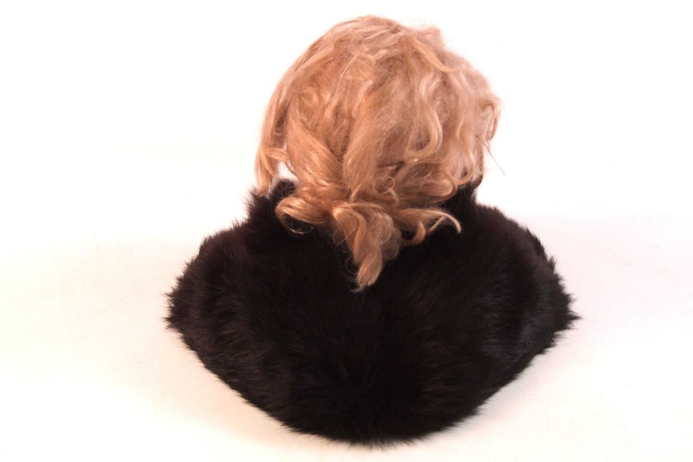 GULER blana naturala vulpe neagra, luxos, bogat, Made in Germany, NOU