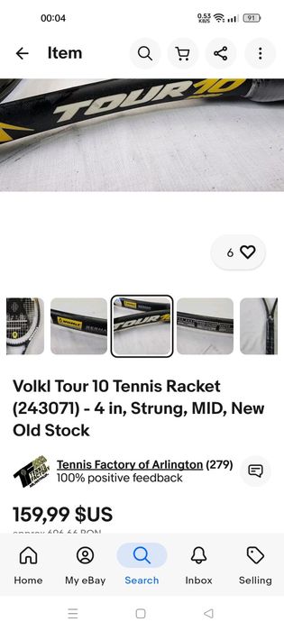 Racheta tenis Volkl tour 10 mp!