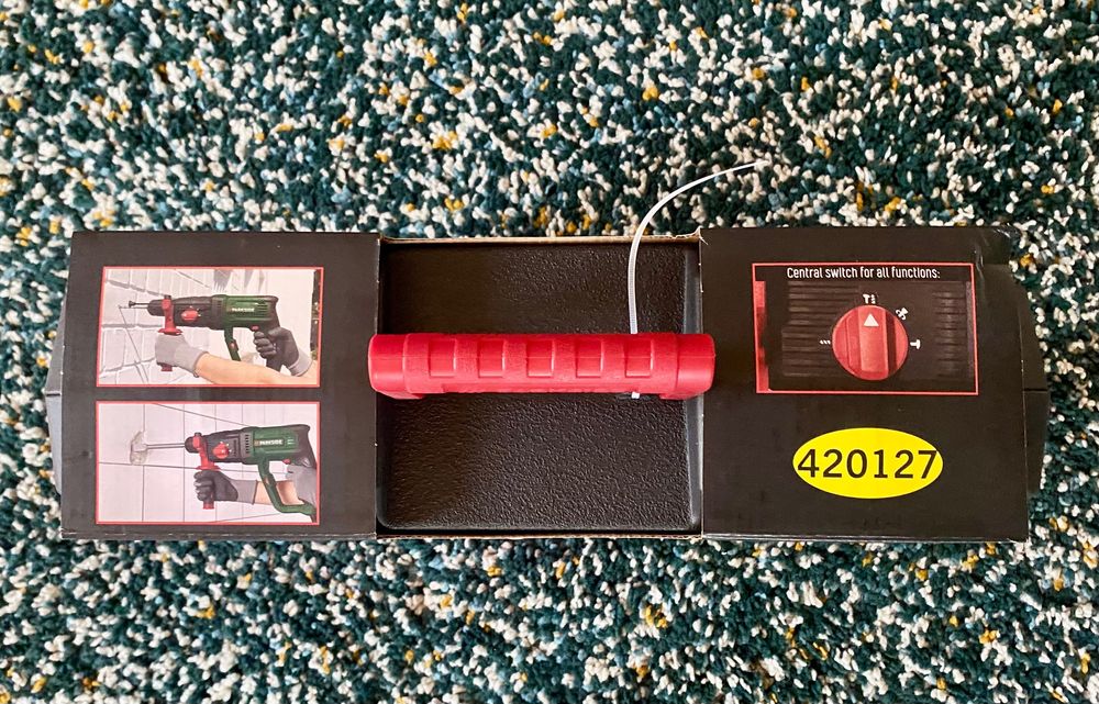 Bormașină, rotopercutor, hammer drill Parkside 1050W + mandrina