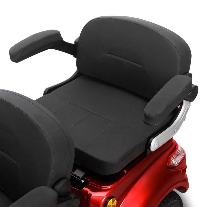 Tricicletă Electrică rosie, Fără Permis, Motor 1000W (max. 2500W)
