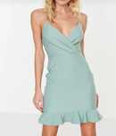 Rochie verde kaky 38