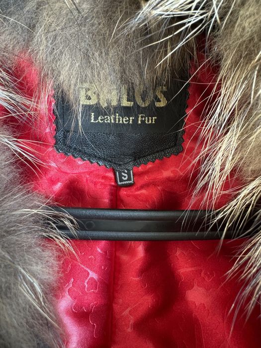 Кожено яке с естествена яка