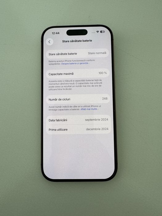Iphone 16 pro desert/100% baterie/garantie