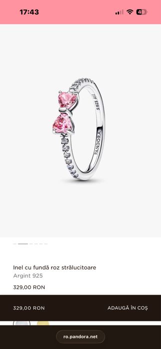 Inel Pandora de argint