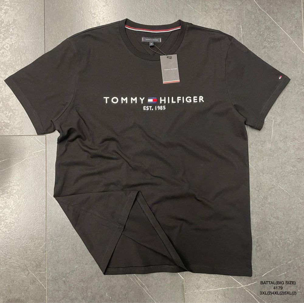Мужская футболка 100% хлопок  TOMMY HILFIGER