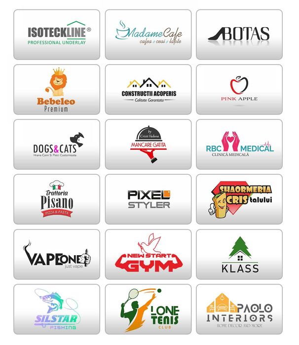 Realizez Pagini web, Magazine online, Bannere, Logo, Vectorizare sigla