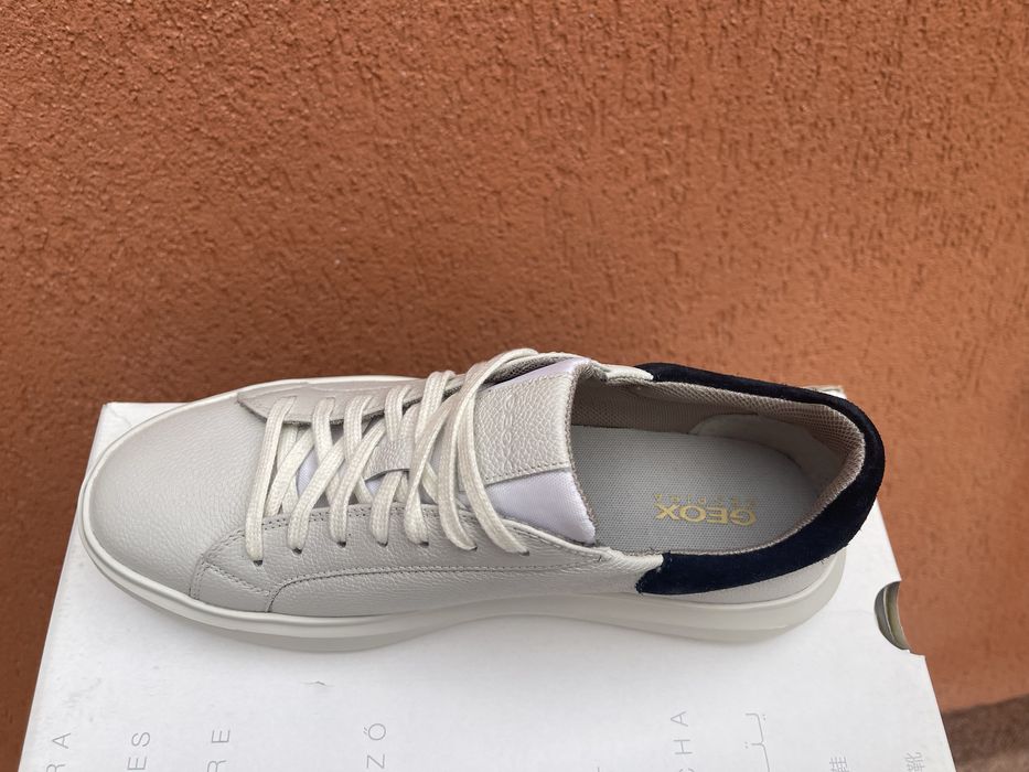 Tenisi Geox originali noi piele pantofi sport adidasi sneakers