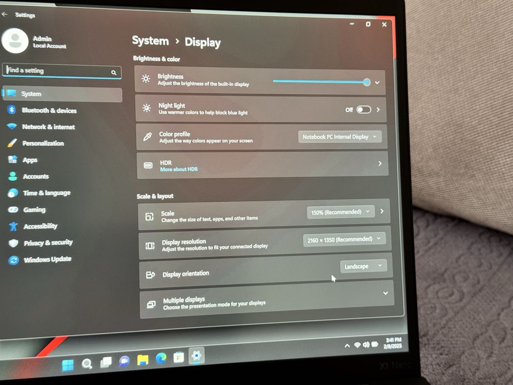 13’ 2К IPS/Lenovo Thinkpad X1 Nano/i5-1130G7/16GB LPDDR4X/256GB SSD