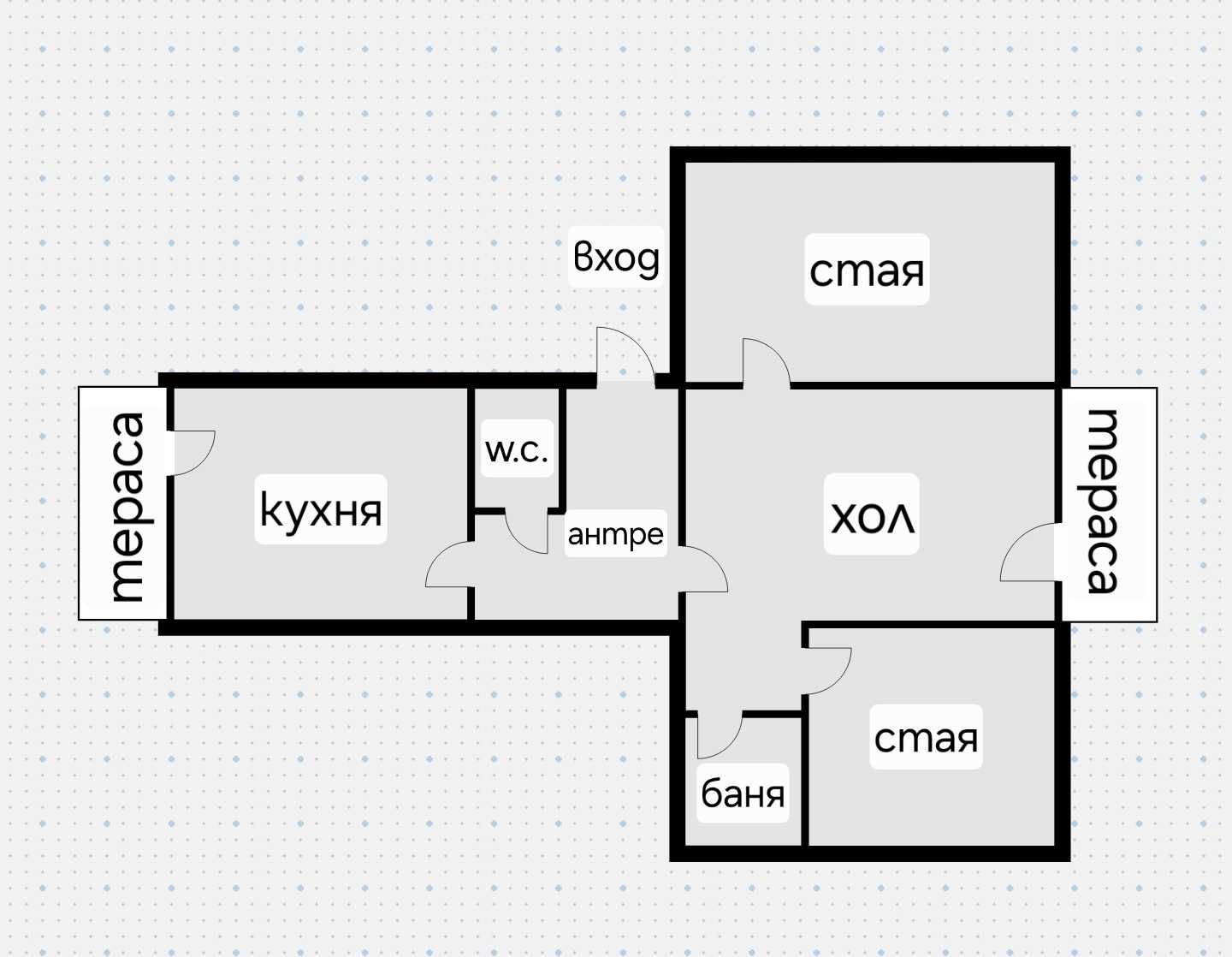Продава се тристаен апартамент – кв. Стрелбище, до Южен парк