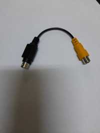 Cablu - adaptor 8 pin miniDIN la  RCA-compozit