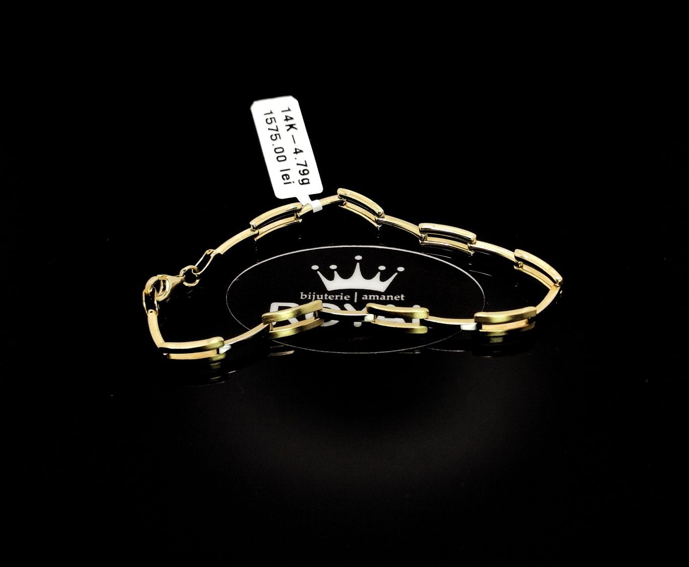 Bijuteria Royal bratara din aur 14k 4.79 gr