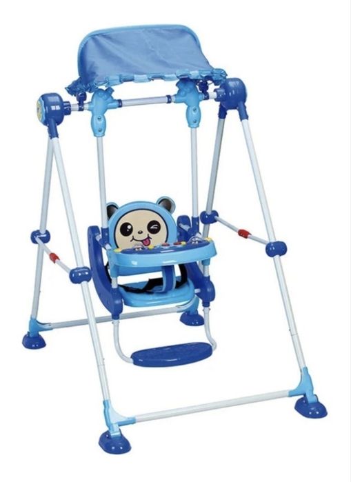 Детская качель с музыкой и погремушкой