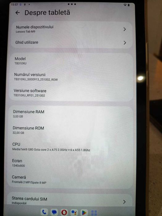 Lenovo Tab M9 3GB Ram/ 32 GM memorie stocare