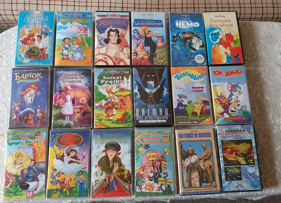 Видеокасети оригинални VHS с филми