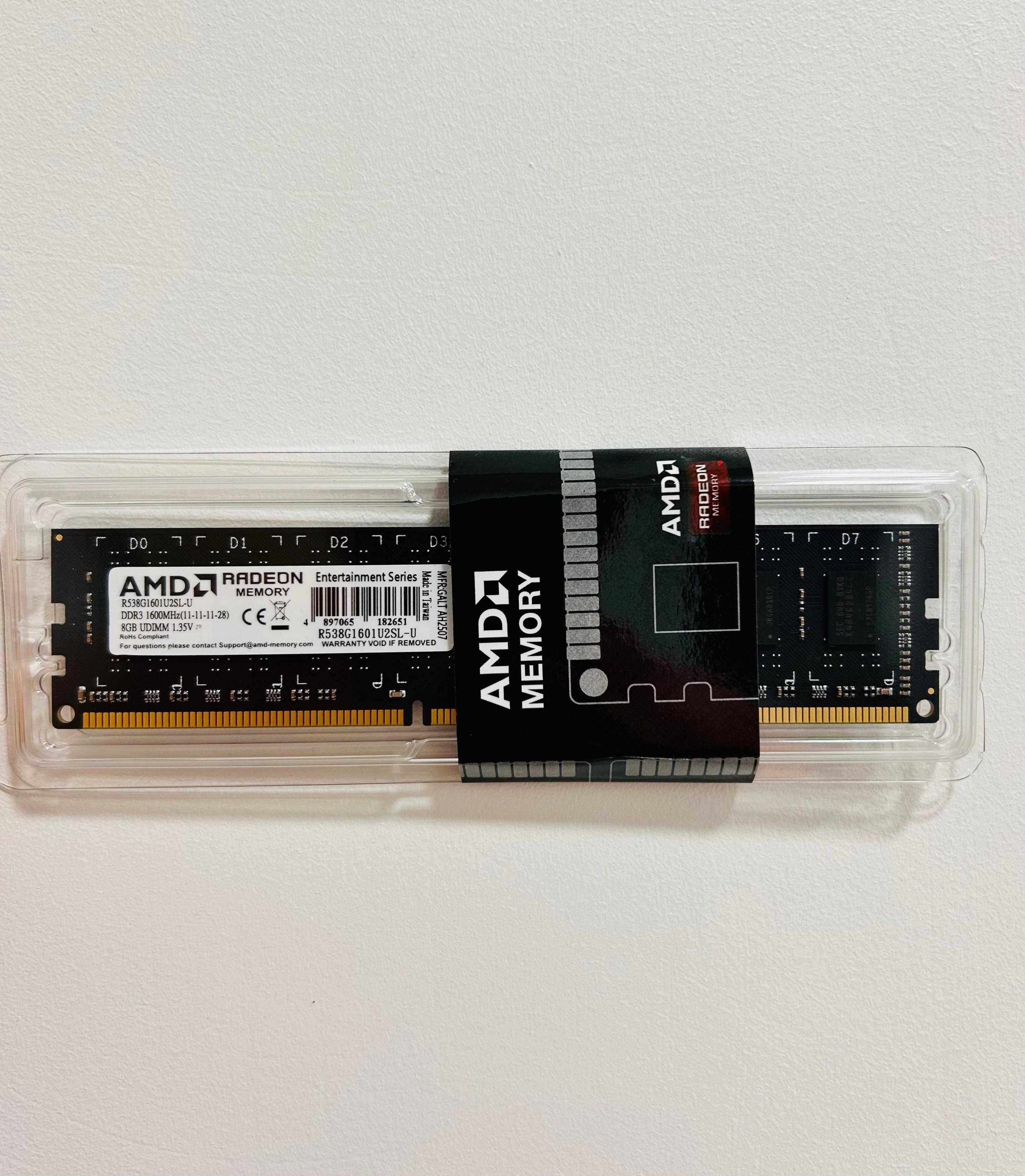 ОЗУ DDR3 8Gb AMD / Блок питания ExeGate 450W