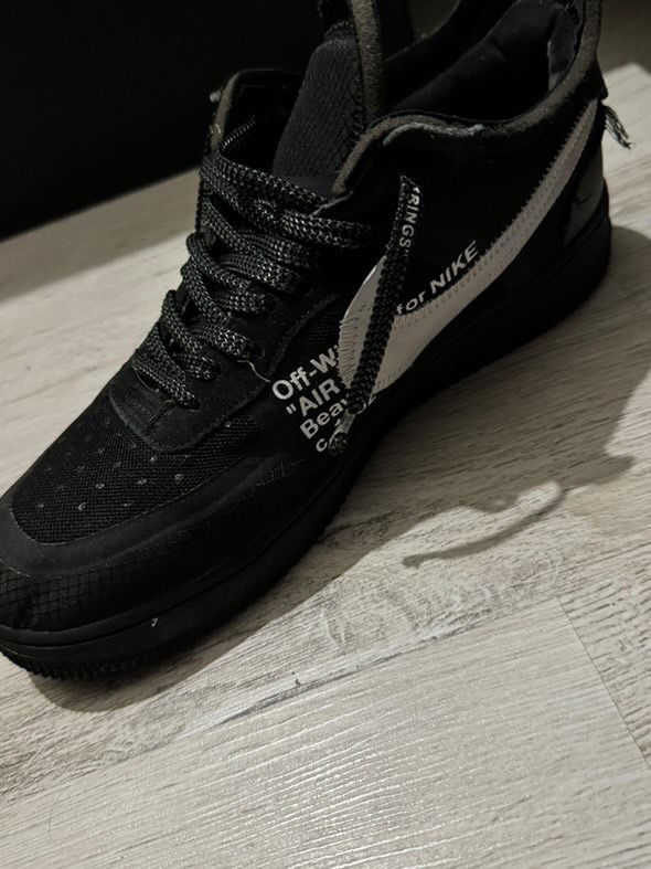 Nike off white air force black