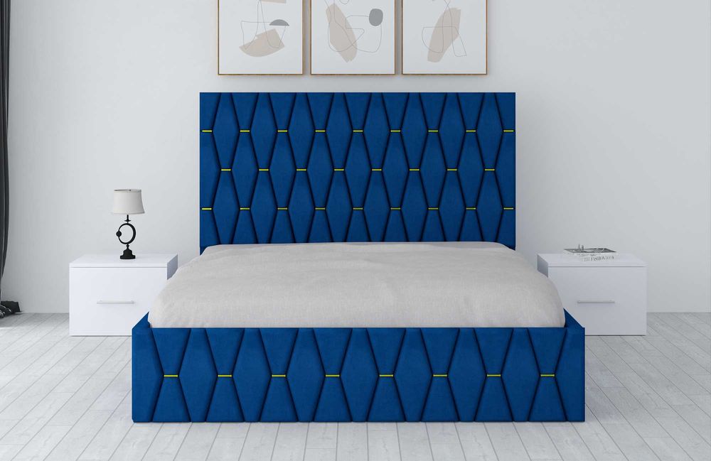 Paturi Dormitoare Tapitate Gri Maro Verde Alb Negru Turcoaz Bej W9