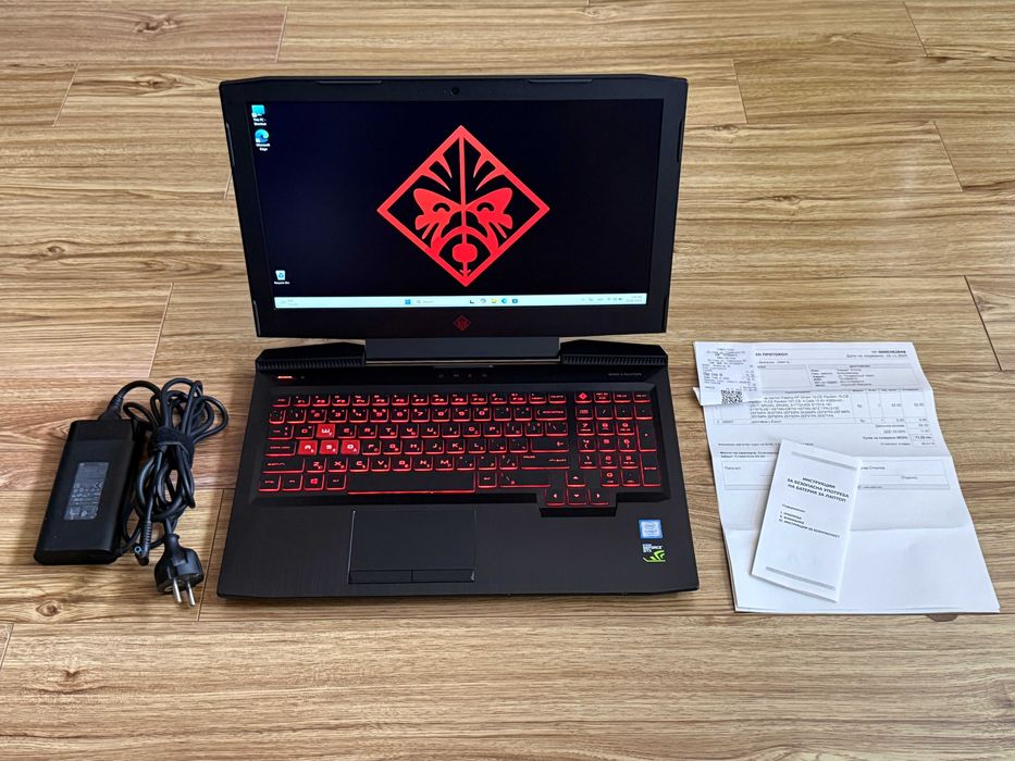 120Hz HP Omen`Core i7-7700HQ/GTX 1050/16GB RAM/256GB SSD+1TB/FHD IPS