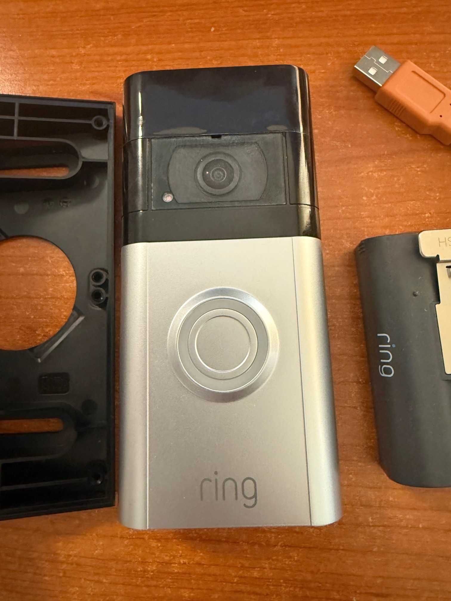 Безжичен видеодомофон звънец Ring Doorbell gen 4 WiFi на батерия