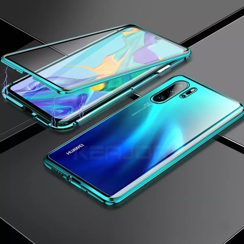 Двоен Магнитен Кейс за Huawei P30 Pro P20 Lite Mate 20 Pro 360 градуса