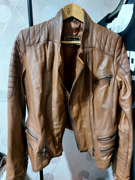 Куртка кожаная .