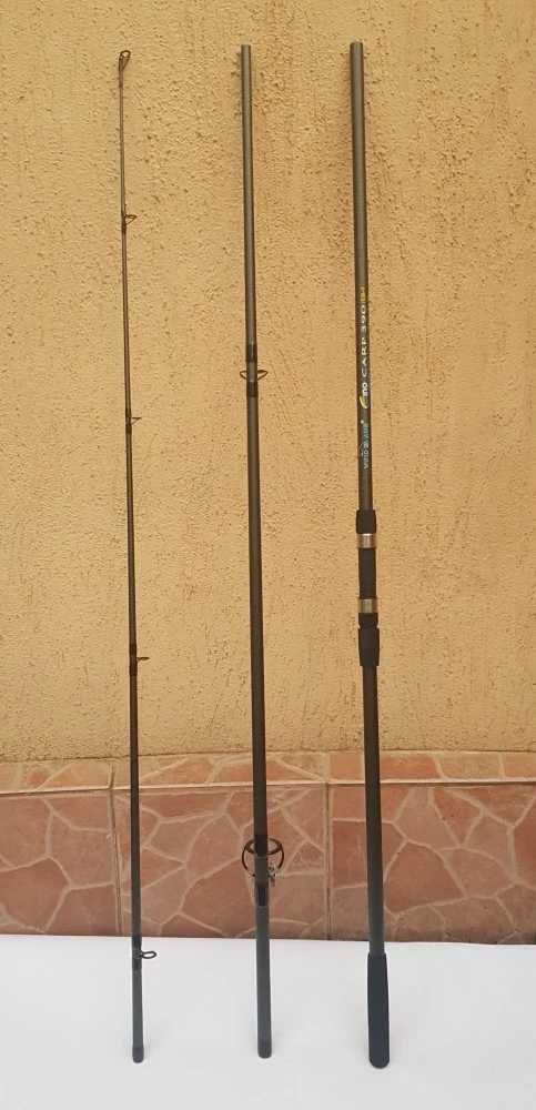 SET 4 Lansete 3,6m WIND BLADE Fino CARP EB-1 din 3 buc 3,75LBS 50mm