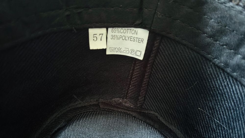 Pălărie de dama tip Fedora Clasic Neagră/Albastru Închis - Mărimea 57