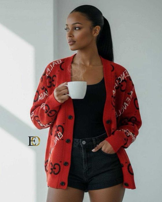 Cardigan dama tricot