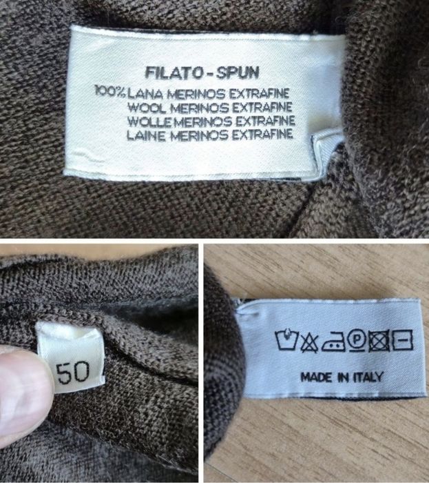 Pulover de lux pentru bărbați Della Ciana, Made in Italy, mărimea 50