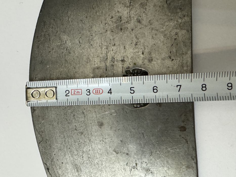 Cutit vechi, pentru tocat. Stanta fierar (macelarie, carne, ierburi)