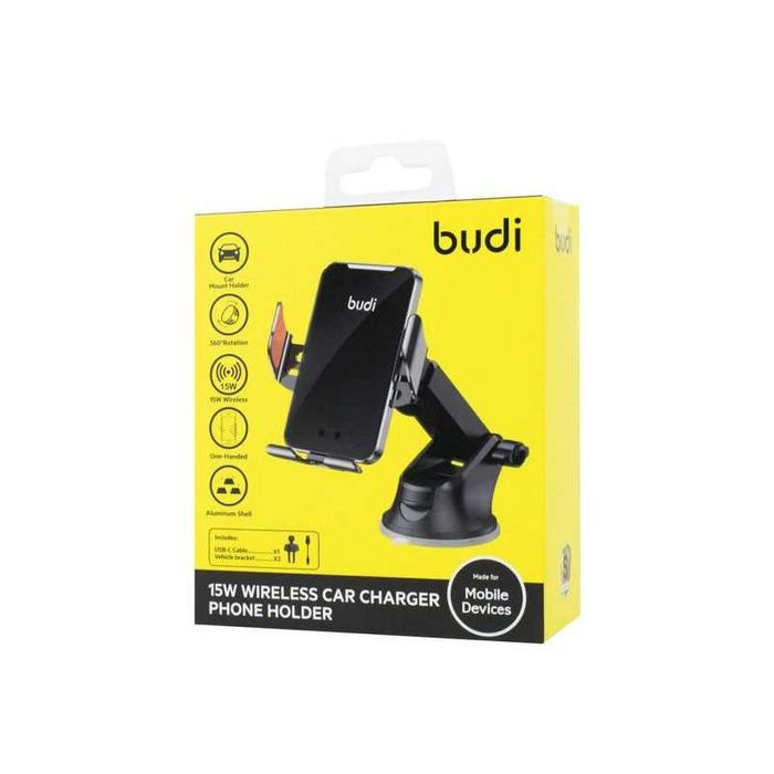Suport auto cu incarcare wireless 15W