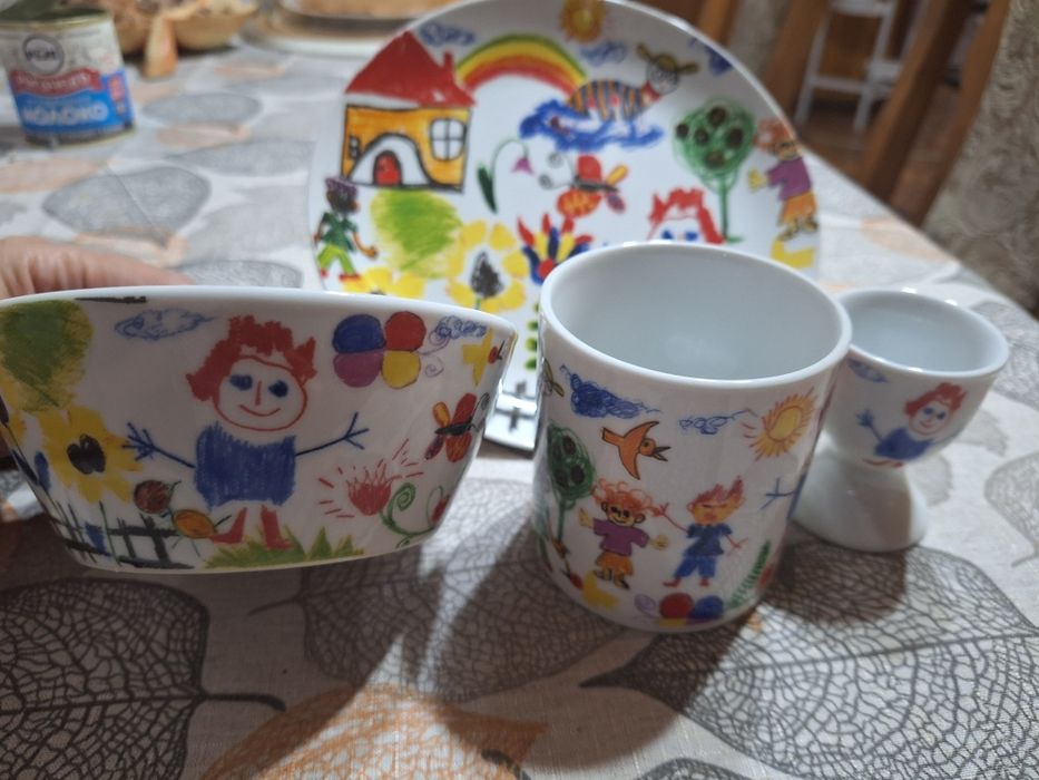 Комплект детской посуды