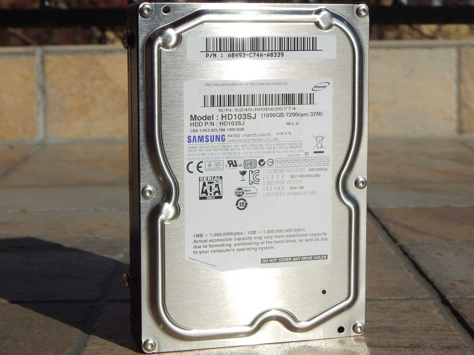 Hard disk HDD Samsung HD 103 SJ 1 Tb 7200 rpm 2 Mb cache