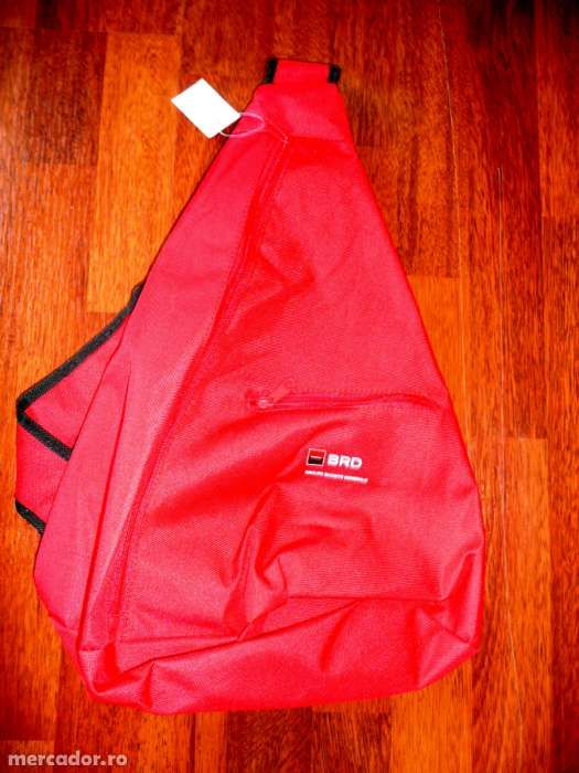 Rucsac/Ghiozdan rosu (Triangle bag)