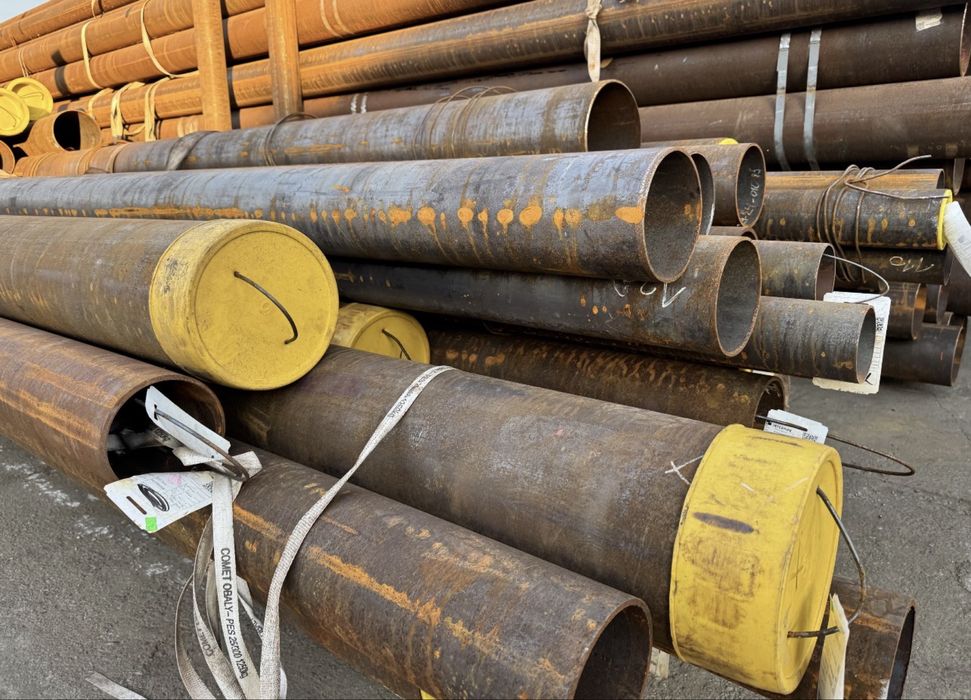 Vand teava metalica noua si recuperata pentru protectie subtraversari